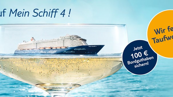 Mein Schiff 4 mit 3 Prozent Bordguthaben