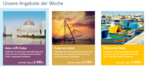 Mein Schiff Flex-Preise der Woche