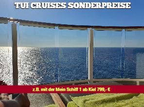 Neue TUI Cruises Sonderpreise ab Kiel oder Gran Canaria! Neue TUI Cruises Sonderpreise ab Kiel oder Gran Canaria!