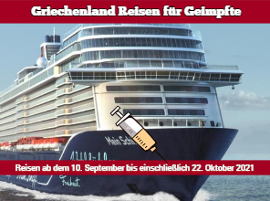 Mein Schiff Reisen für Geimpfte Griechenland