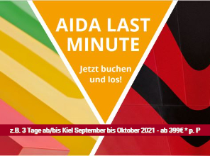 +++ AIDA LAST MINUTE – Jetzt buchen & los +++