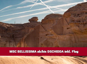 MSC BELLISSIMA Jordanien und Saudi Arabien