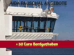 AIDA PAUSCHAL ANGEBOTE inkl. Flug + 50 Euro Bordguthaben