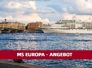 MS Europa Exklusiv Angebot ab Hamburg ab 3490 Euro pro Person