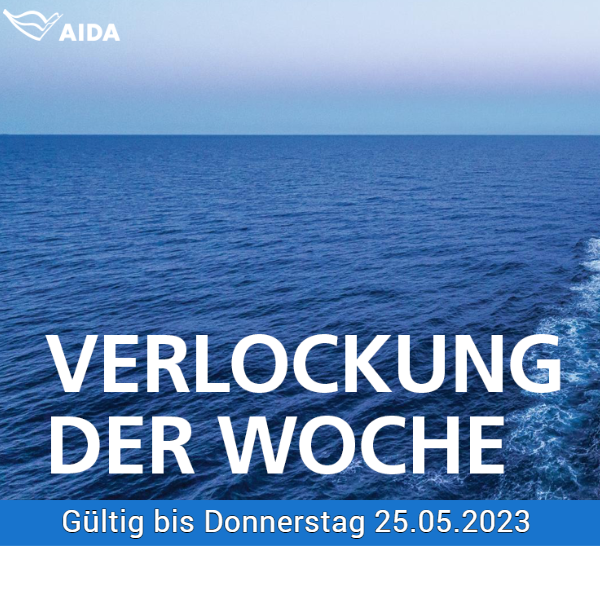 AIDA Verlockung der Woche