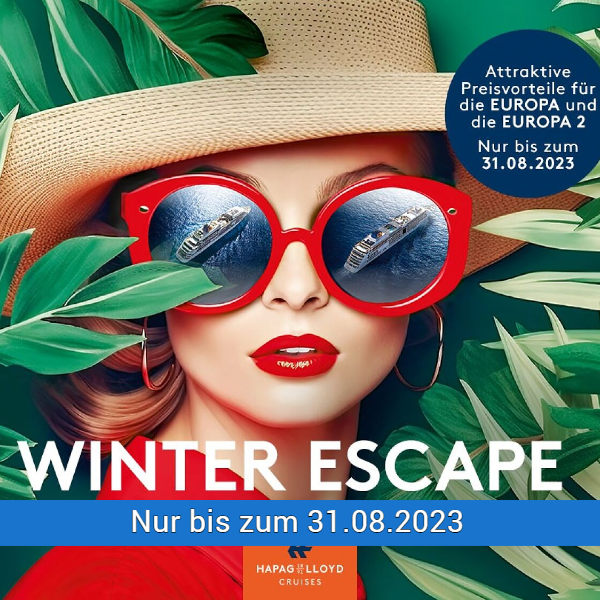 Mit der EUROPA und EUROPA 2 dem Winter entfliehen