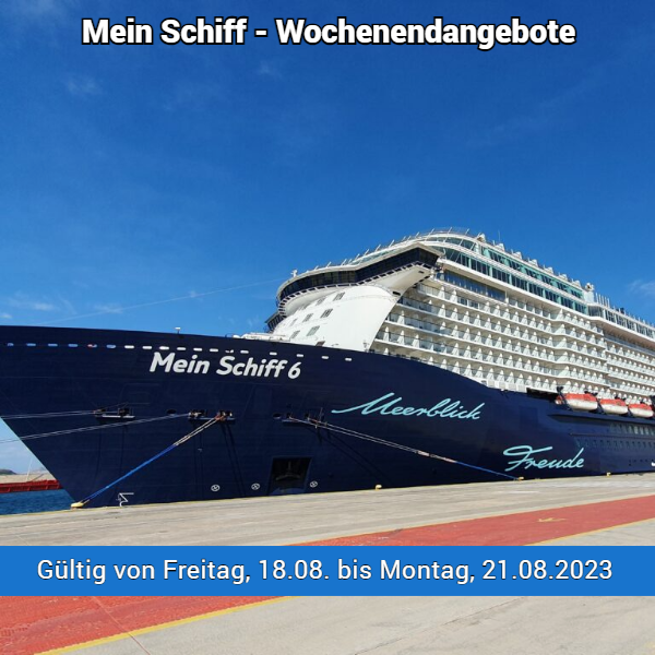 Mein Schiff Wochenendangebote