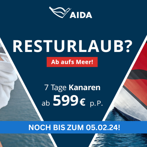 Resturlaub? Ab aufs Meer!