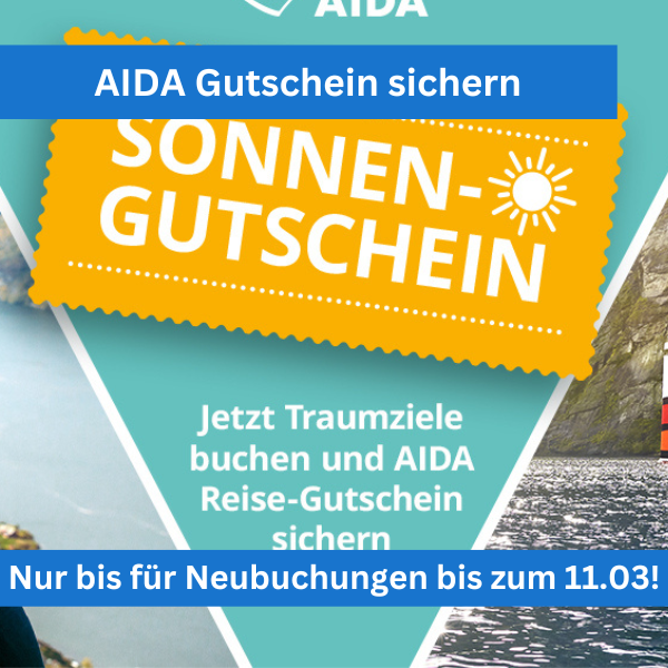 AIDA Sonnengutscheine