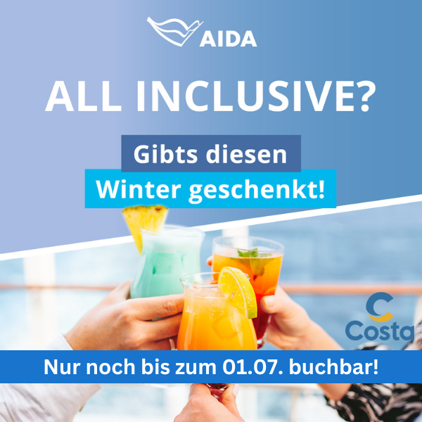 AIDA All Inclusive geschenkt
