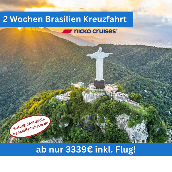 Mit Nicko Cruises nach Brasilien