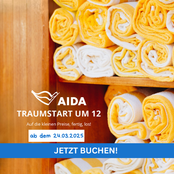 AIDA Traumstart ab 12