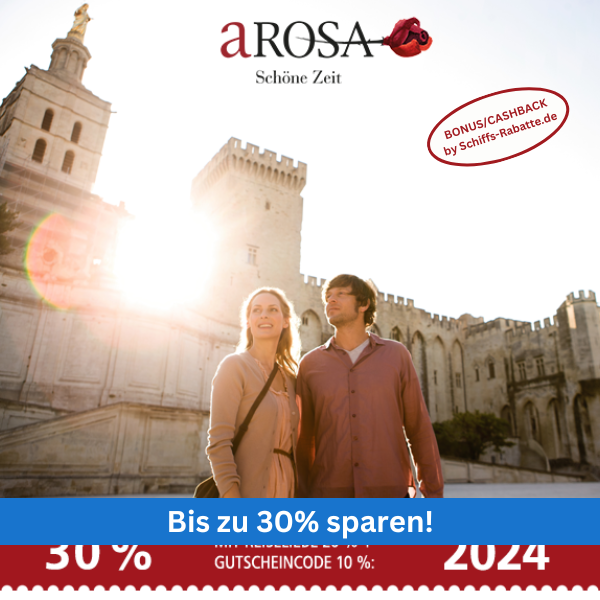 A-Rosa bis zu 30% sparen!