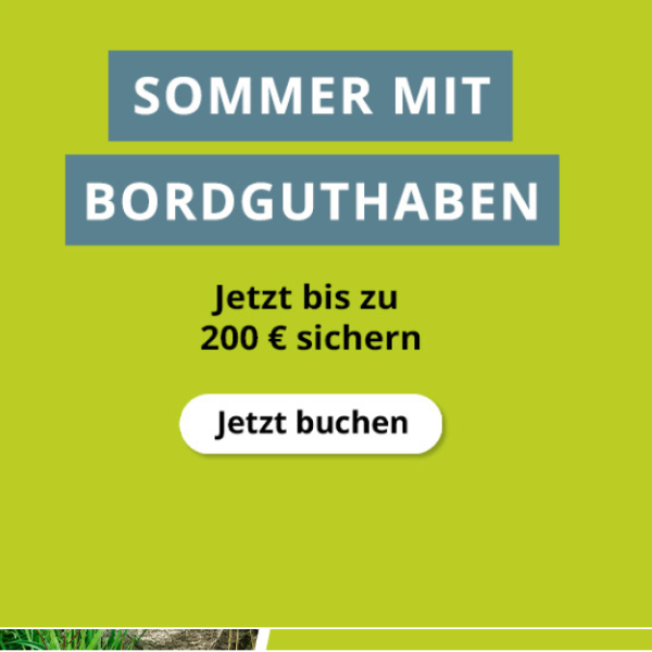 AIDA Sommer mit bis zu 200 € Bordguthaben