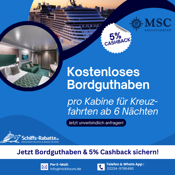 MSC Extra Bordguthaben