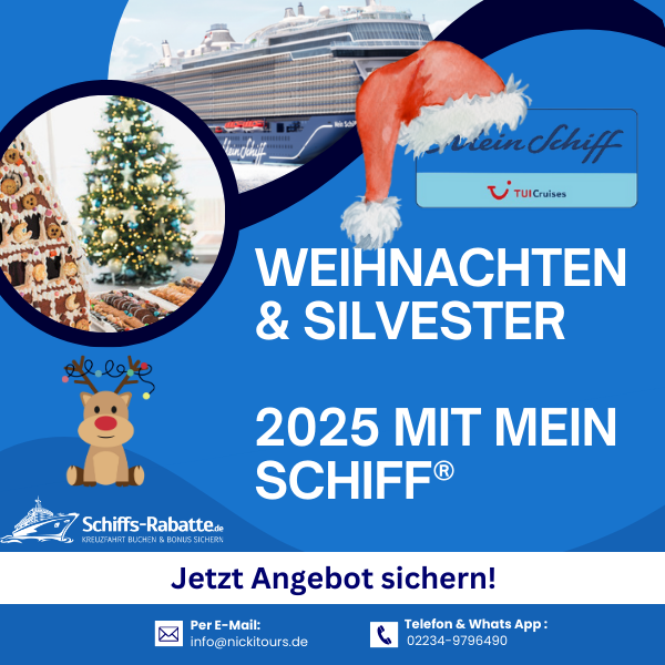 Weihnachten & Silvester 2025 mit Mein Schiff®