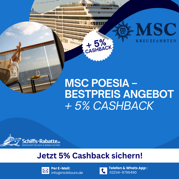 MSC POESIA – BESTPREIS ANGEBOT