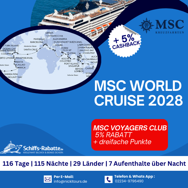 MSC World Cruise 2028